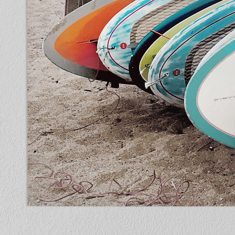 Americanflat Coastal Wall Art Room Decor - Surfboards Waiting For Surfers by Tanya Shumkina, 3 of 7