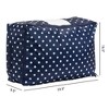 REGALWOVEN Fabric Organizing Bedroom Comforter Closet Moving Storage Bags 2 Pcs - 2 of 4
