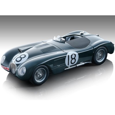Jaguar C-Type #18 Tony Rolt - Duncan Hamilton Winner "24 Hours of Le Mans" (1953) "Mythos Series" 1/18 Model Car by Tecnomodel