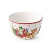 Certified International (Set of 4) 24oz Santa's Retro Christmas Ice Cream Bowls - 2 of 4