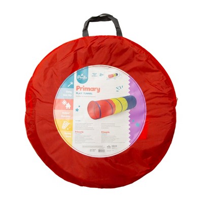 Primary Colors Spring Steel Toddler Play Tunnel