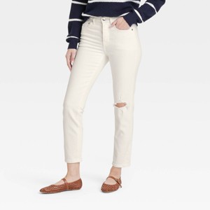 Women's Mid-Rise 80's Slim Fit Jeans - Universal Thread™ - 1 of 3