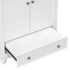 NicBex 23.6" Bathroom Storage Cabinet without Sink, Bathroom Vanity, 1 Drawers and 1 Spacious Cabinet with Soft-closing Door for Bathroom, White - 4 of 4