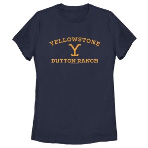 Women's Yellowstone Large Dutton Ranch Brand T-Shirt - 1 of 4