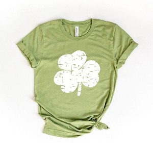 Simply Sage Market Women's Grunge Clover Short Sleeve Graphic Tee - 1 of 3