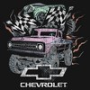 Women's General Motors Pastel Chevrolet Trucks Distressed T-Shirt - 2 of 3