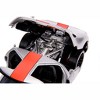 2005 Ford GT Silver with Orange Stripe "Bigtime Muscle" 1/24 Diecast Model Car by Jada - 3 of 4