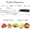 imarku Chef Knife - 8 Inch Home Essentials Sharp Kitchen knife HC Steel Japanese Knife Paring knife, Birthday Gifts for Women/Men, Gifts for Mom/Dad - 4 of 4