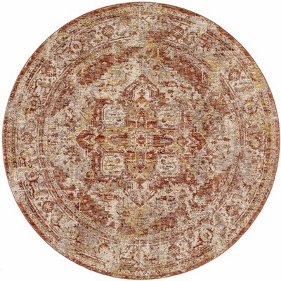 Hauteloom Strathbogie Traditional Red Area Rug