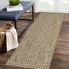 Modern Braided Print Area Rug Machine Washable Rug Stain Resistant Indoor Carpet With Non-Slip Backing Non Shedding Low Pile Floor Cover - 2 of 4