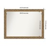 Amanti Art Filigree Non-Beveled Framed Bathroom Vanity Wall Mirror - 3 of 4