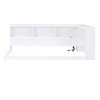 PAGED Modern Wooden Floor Bed, Twin Size Bed Frame with Storage Cabinets and USB Port, Platform Bed for Children, Easy Assembly - 3 of 4