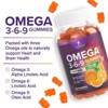 Omega 3 6 9 Vegan Gummies - Triple Strength Omega 3 Supplement Gummy - Essential Oil 369 Heart Support and Brain Support for Women, Men - 120 Gummies - 2 of 4