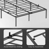 14 Inch Bed Frame - Sturdy Metal Platform Twin Size,Metal Bed Frame Heavy Duty Steel Slat Support,Easy Assembly Noise Free with Storage Space - 4 of 4