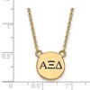 Black Bow Jewelry 14k Yellow Gold Plated Sterling Silver Alpha Xi Delta Greek Life Necklace 18 Inch - 3 of 4