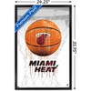 Trends International NBA Miami Heat - Drip Basketball 21 Framed Wall Poster Prints - 3 of 4
