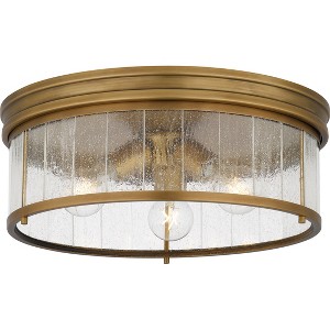 Theodora 3-Light Weathered Brass Flush Mount - 1 of 4