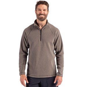 Clique Powder Recycled Fleece Mens Quarter Zip Pullover - 1 of 2