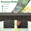 Tangkula Tightly-Woven Rattan Deck Box w/ Polyester Liner Universal Wheels & Gas Strut - 4 of 4