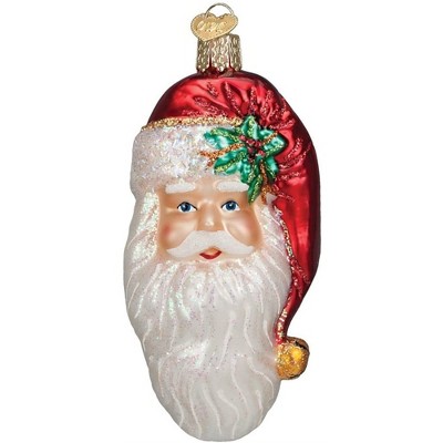 Old World Christmas Blown Glass Ornament for Christmas Tree, Nostalgic Santa