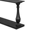 U_STYLE Vintage Sofa Table Console Table with Luxurious Pine Veneer and Elegance Vase-Leg Design - 4 of 4