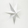 TopComfy Decorative Object Handmade Paper Star Elegant Holiday Decor for Festive Spaces, White, 18.1"*1"*18.1" - 3 of 4