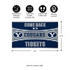 Evergreen Come Back with Tickets Brigham Young University 28" x 16" Woven PVC Indoor Outdoor Doormat - 2 of 4