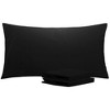 Brushed Microfiber Pillowcases, Super Soft Pillowcases with Envelope Closure - NTBAY - image 3 of 4