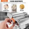 Manual Pasta Maker Machine for Spaghetti, Lasagna, Dumpling Wrappers – Hand Crank Noodle Maker Kitchen Tool Kit - 2 of 4