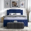 Amando Button Tufted Upholstered Bed - HOMES: Inside + Out - 2 of 4