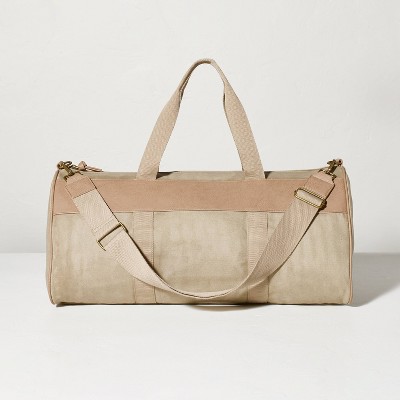 Canvas Travel Duffel Bag Khaki - Hearth &#38; Hand&#8482; with Magnolia_2