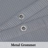 210GSM Thick Waffle Weave Fabric Shower Curtain for Bathroom - 3 of 4