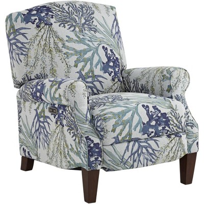 Kensington Hill Coral Reef Oceanside Upholstered Fabric 3-Way Power Recliner Chair