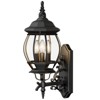LamQee Outdoor Wall Lantern, Wall Sconce Porch Lighting Fixture Exterior Wall Lantern - 2 of 4