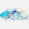 INSPIRE CHIC Flat Shoelaces Shoestrings for Sneakers Hiking Shoes Blue 0.31'' 1 Pair - 2 of 4