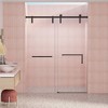 NicBex Shower Door Frameless Single Sliding Shower Doors, 5/16" (8mm) Thick Tempered Glass with Explosion-proof Film for Bathroom - 4 of 4
