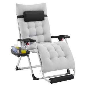 Yaheetech 26in Zero Gravity Recliner with Cotton-padded Mattress - 1 of 4
