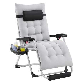 Yaheetech 26in Zero Gravity Recliner with Cotton-padded Mattress