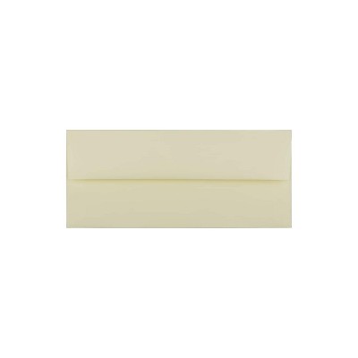 JAM Paper #10 Business Strathmore Envelopes 4.125 x 9.5 Ivory Wove 191165H