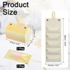 Unique Bargains Portable Leather Travel Sunglasses Eyewear Accessories Organizer - 2 of 4