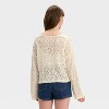 Women's Open Stitch V-Neck Pullover Sweater - Universal Thread™ - 2 of 3