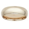 Pompeii3 14K Yellow Gold 7mm Comfort Fit Wedding Band Ring Mens - 2 of 4