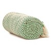 Americanflat Zaina Throw Blanket in Sage and Beige Herringbone - 100% Cotton with Fringe - 50" x 60" - 2 of 4