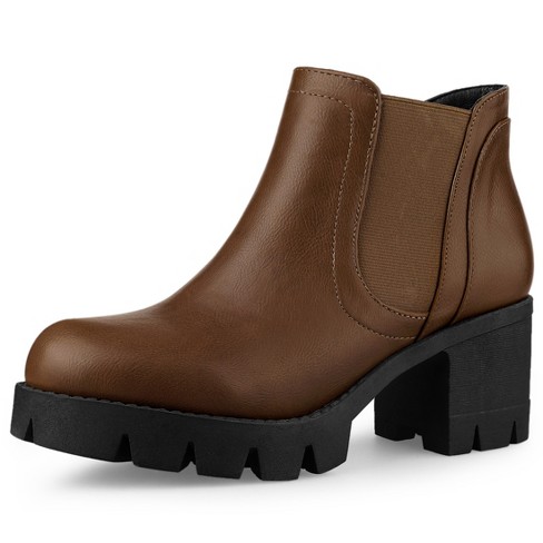 Womens brown hotsell boots target