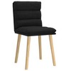 vidaXL Dining Chair Set of 2 Black - 3 of 4