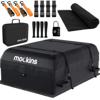 Mockins Waterproof Roof Bag - 44x34x17"|16 Cu-ft Capacity | Black