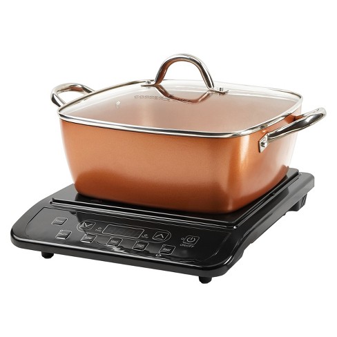 As Seen On Tv Copper Chef Xl Precision Induction Cooktop And 11