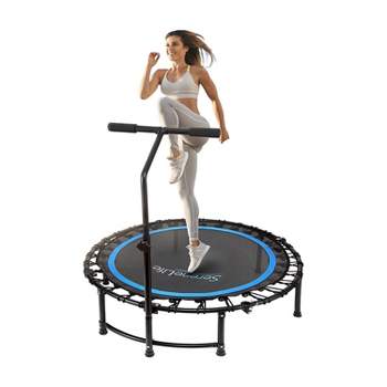 JumpSport 350 Indoor 39-Inch Mini Trampoline and Handle Bar Accessory,  Black, 1 Piece - Pay Less Super Markets