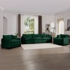 3 Pieces Corduroy Sofa Set with Soft Cushions and Pillows, Luxurious Design and Flexible Sofa Combinations - 2 of 4
