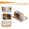 Stainless Steel Pull-Out Drying Rack, Adhesive Plate Bowl Organizer, No Drill Sliding Drawers for Pantry, Under Sink Storage for Kitchen - 3 of 4
